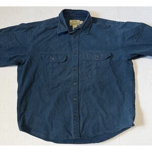 CABELAS - Men's Heavyweight Thick Flannel Deerskin Soft Chamois Shirt - X-Large